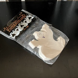 Hallmark ghirlanda di carta fantasma Boo bazar nuova con etichetta decorazione Halloween vintage - Foto 1 di 4