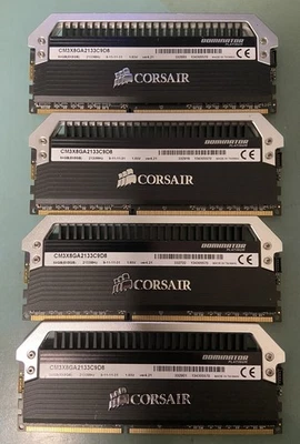 4 x Corsair Dominator Platinum 8GB DDR3 CM3X8GA2133C9D8 2133Mhz Foto 1 de 2
