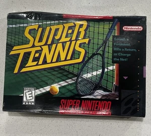 Super Tennis (Super Nintendo SNES, 1991)  SEALED /Damaged - Picture 1 of 8
