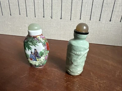 Botella de tabaco de porcelana china Foto 1 de 4