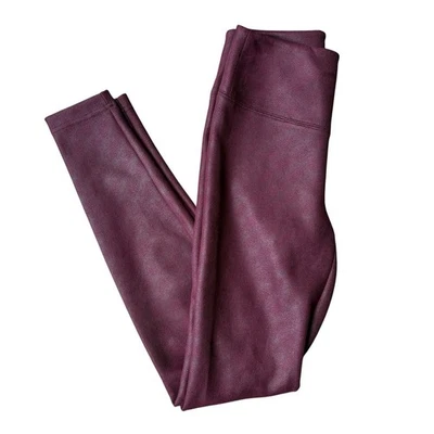 Runway Legging Burgundy Merlot Size 0 Pebble Leather White House Black Market - Изображение 1 из 4