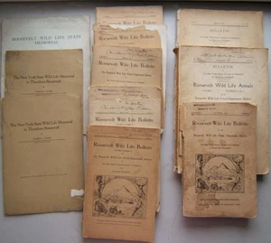 9 VINTAGE ROOSEVELT WILD LIFE BULLETIN 1922-29 SYRACUSE, NY FORESTRY @SU - Imagen 1 de 10