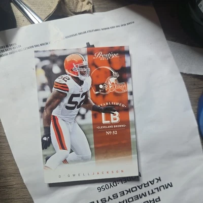 2012 Panini Prestige Ltd. Ed Card #46 Greg Little WR Browns - Numbered 03/10 - Image 1 of 3