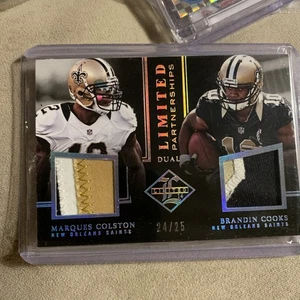 Brandin Cooks/Marques Colston 2014 Limited Partnership Materials /25 3 Color - Picture 1 of 2