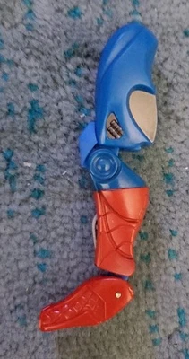 Transformers Marvel Crossovers Spider-Man Rojo Disfraz Moto Pierna Izquierda Parte Foto 1 de 3