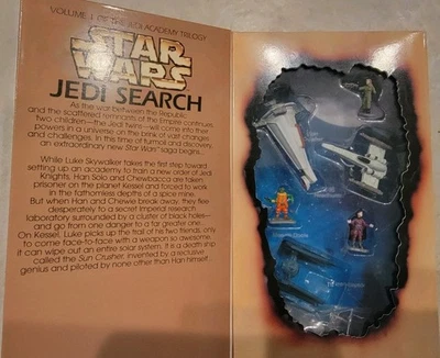 Vintage Novo Na Caixa Micro Máquinas Jedi Search Conjunto de Presente Star Wars Galoob 1996 - Imagem 1 de 3