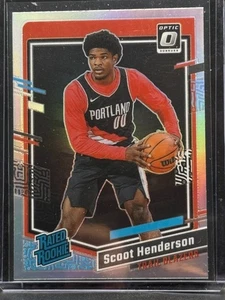 Scoot Henderson 2023-24 Donruss Optic Holo Silver PRIZM Rated Rookie RC No. 239 - Bild 1 von 2