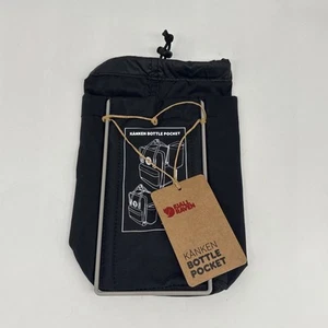 FJALL RAVEN Kanken Botella Bolsillo Negro NUEVO Accesorios Senderismo - Imagen 1 de 2