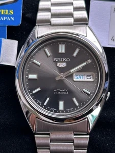 Seiko 5 SNXS79J1 Automatic Watch 37mm Case Steel Bracelet Made in Japan U No5752 - Picture 1 of 11