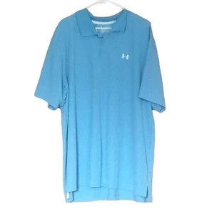 Herren Under Armour Baby Blau Poloshirt Größe 2XL  - Bild 1 von 5