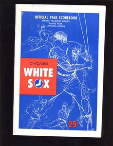 1968 & 1969 Chicago White Sox Spring Training Programs (2) VG & EX - Picture 1 of 2