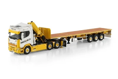 Scania R Normal CR20N Flatbed Trailer PK 65002 SH Mediaco WSI Models  01-4754 .. - Bild 1 von 4