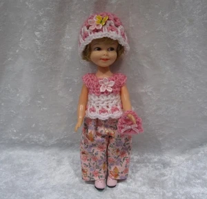 Passend für Penny Brite #30 Set Oberteil, Hut, Hose & Handtasche, handgefertigte Puppenkleidung - Bild 1 von 3