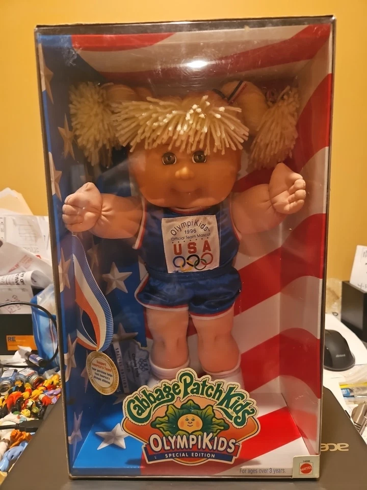 Cabbage Patch Kids Olympikids Special Edition Doll Track Field 1996 14in Lenore