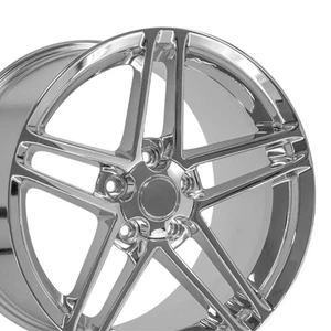 Replica 18" CV07A adatta per Chevrolet Corvette C6 Z06 18x10,5 cromata - Foto 1 di 3