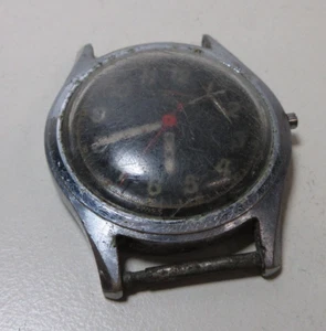 VINTAGE MURALT MENS MILITARY WRIST WATCH WATCHMAKER 17 JEWEL  #1 - Picture 1 of 6