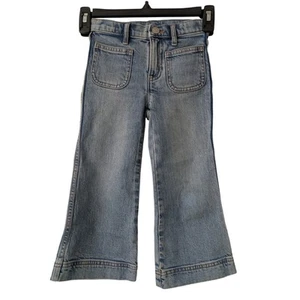J. Crew Girls' Sailor Stretch Denim Trouser in Light Wash Size 4 NWT $59 CI198 - Picture 1 of 7