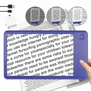 5X Magnifying Glass with Light and Stand 43 Ultra-Bright LEDs, Full Page Magn... - Picture 1 of 9