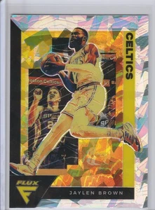 Panini Flux #8 Jaylen Brown Fanatics Cracked Ice 2020-21 - Imagen 1 de 2