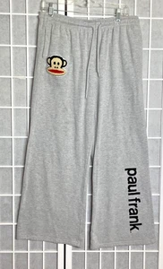 Pantalones deportivos de colección Paul Frank Juniors Julius Monkey pierna ancha gris talla XL Y2K pierna ancha - Imagen 1 de 6