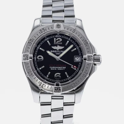 BREITLING COLT OCEANE CHRONOMETERE SWISS QUARTZ 33MM LADIES 500M WATCH A77380 - Image 1 of 4