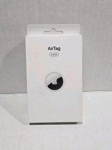 New & Sealed, Apple AirTag 4 Pack - White - Photo 1 sur 2