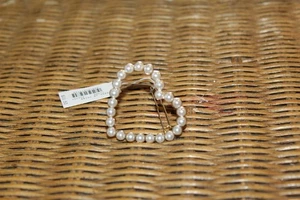 J.Crew Perlen Herz Haarspange. - Bild 1 von 6