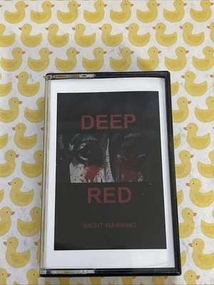 MICHAEL BERDAN DEEP RED NIGHT WARNING CASSETTE TAPE uniform drunkdriver ebm - Image 1 of 3