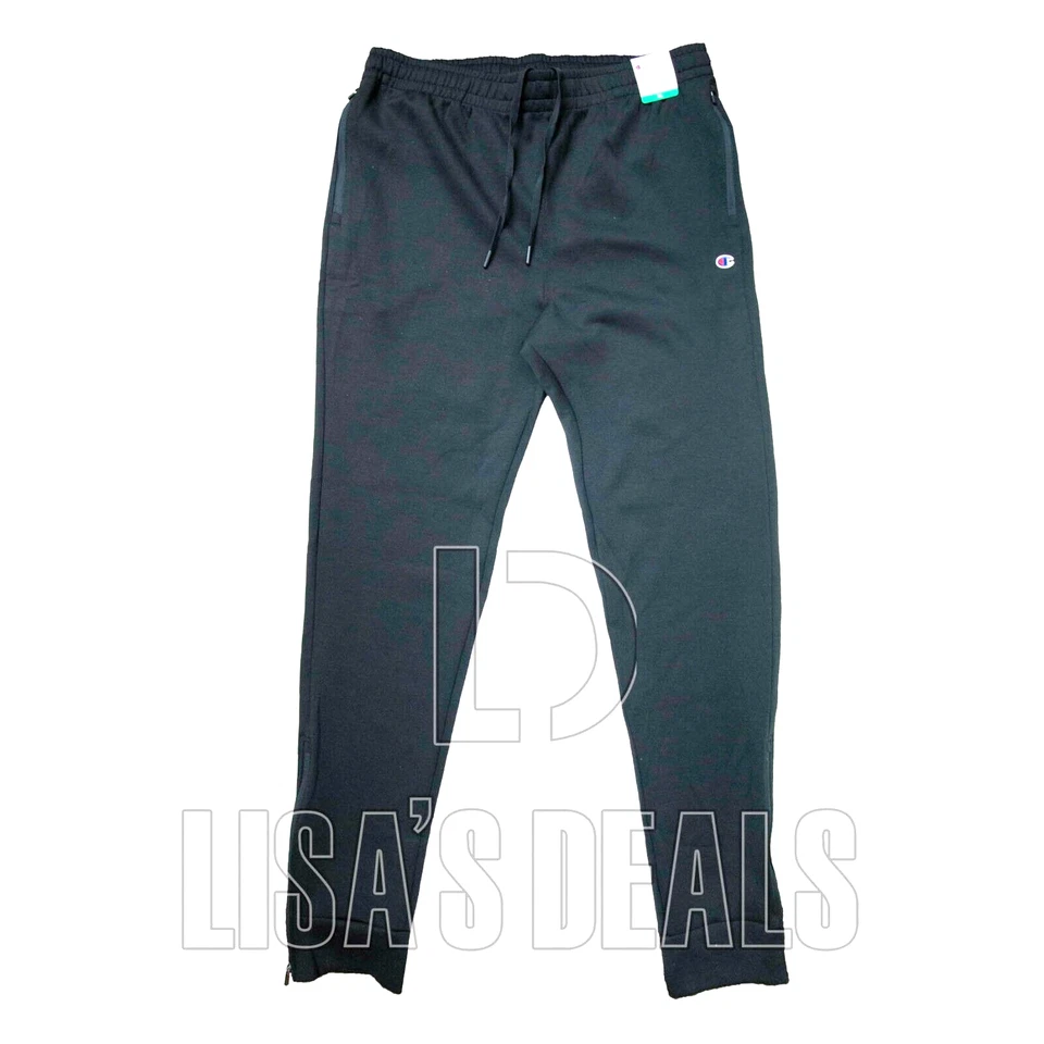 CHAMPION Men'sTapered Leg Sweatpants Pants Blue Size XL