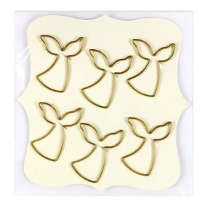 Gold Mermaid Tail Paper Clips Office Planner Supplies Journal Teacher - Picture 1 of 2