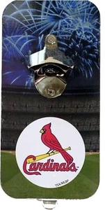St. Louis Cardinals Magnetic Bottle Opener with Stadium Design - Picture 1 of 1