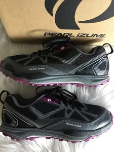 Zapatos de ciclismo Pearl iZumi para mujer 9,5 x-Road Fuel v5 gris negro en caja - Imagen 1 de 11