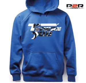 Felpa cappuccio Yamaha TENERE 700 blu 01 hoodie sweatshirt - Imagen 1 de 1