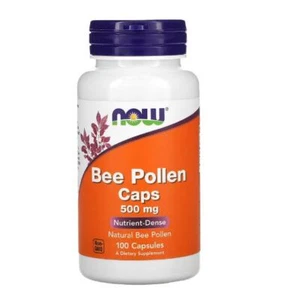 NOW FOODS BEE POLLEN CAPSULES, 500 MG, 100 CAPSULES - Bild 1 von 2