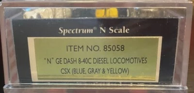 Spectrum N Scale - GE Dash 8-40C Diesel CSX 7598 - 85058 - CL - Image 1 of 2
