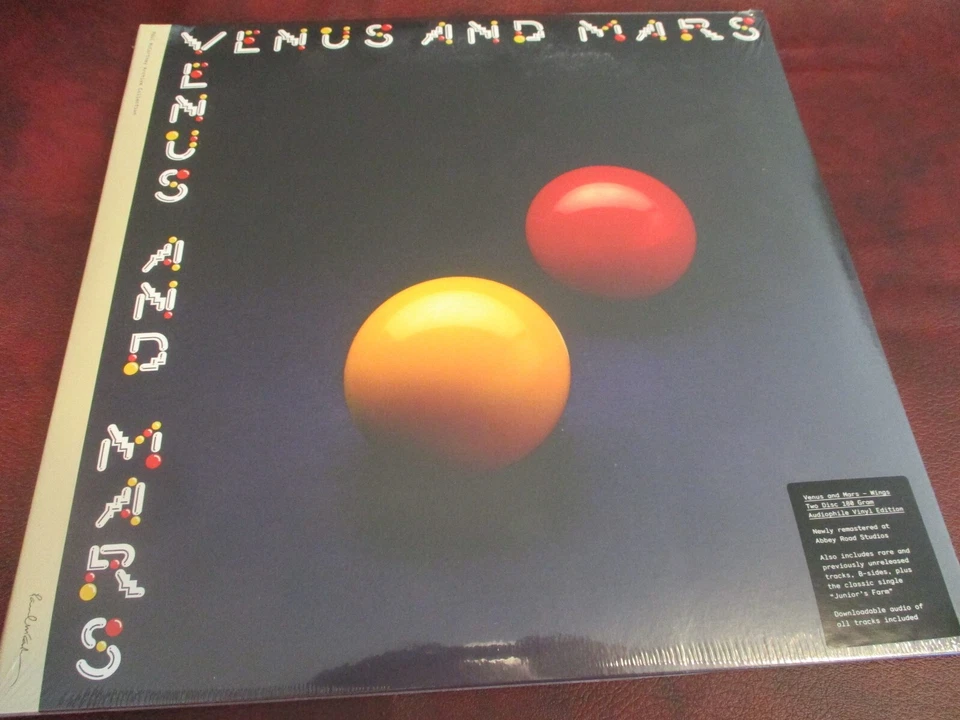 PAUL MCCARTNEY VERIFIED STICKER VENUS & MARS ARCHIVE SIGNATURE COLLECTION 2LPS - Image 1 of 1