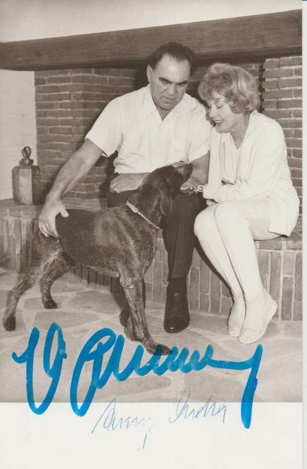 Max Schmeling & Anny Ondra, orig sign AK - Bild 1 von 1