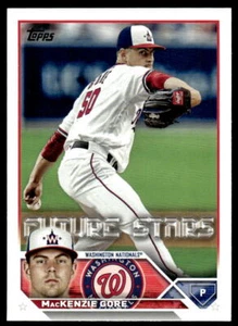 2023 Topps 629 MacKenzie Gore Washington Nationals Future Stars Baseball Card - Picture 1 of 2