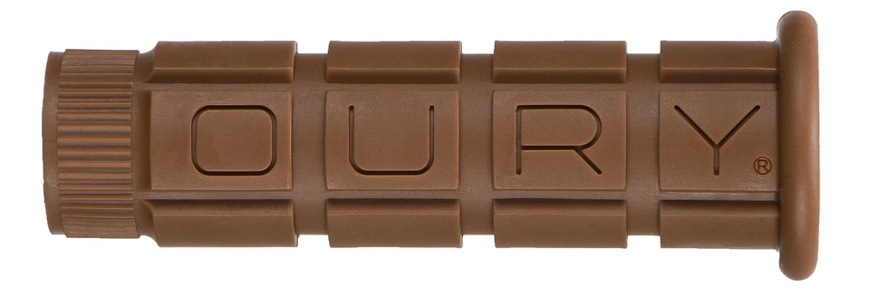 Oury Single Compound Bicycle Grips Muddy Brown