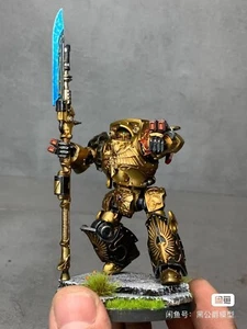 Forgia Legio Custodes Contemptor-Achillus Dreadnought martello da guerra mondiale dipinto 40K - Foto 1 di 5