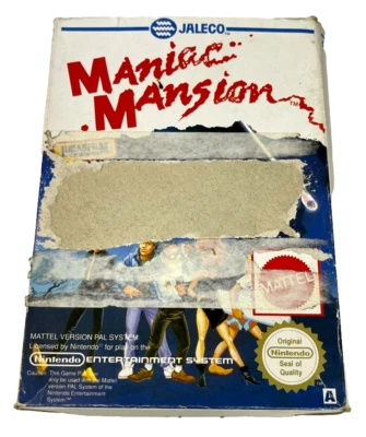 Maniac Mansion Nintendo NES Boxed PAL *No Manual* - Image 1 of 4