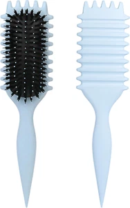 Curly Hair Brush 2025 Styling Boar Bristle Detangling Brush for Men Women Blue - Picture 1 of 12