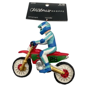 The Christmas Shoppe Dirt Bike Rider Weihnachtsschmuck - Bild 1 von 3