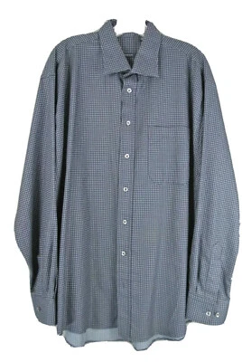 Burberry London Men's Button Down Dress Shirt XL Blue Long Sleeve designer *123 - Image 1 of 4