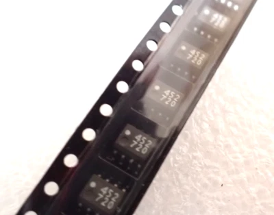 BROADCOM HCPL-0452-500E OPTOISOLATOR 3.75KV TRANS 8PIN SMD X5 CHIPS - Image 1 of 4