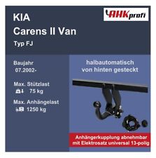 Produktbild - abnehmbar AHK Autohak +ES 13 für KIA Carens II Van FJ BJ 07.02- NEU Eintragungsf
