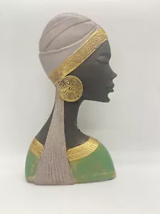 Afrikanische Dame Büste Skulptur Tischdeko Geschenkideen - Bild 1 von 8