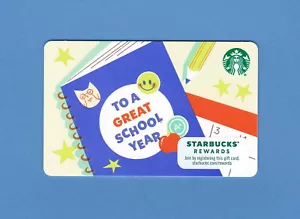 *NEW* 2021 Starbucks To A Great School Year Gift Card - Picture 1 of 2