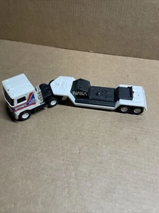 1980'S BUDDY L METAL NASA CAB LOW-BOY TRAILER 10.5" JAPAN MACK Space Shuttle - Picture 1 of 3