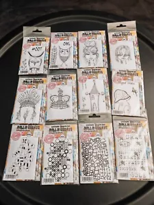 AALL&create Stamp Bundle Used Small Size X 12 FREE UK POSTAGE - Picture 1 of 14